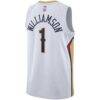 Zion Williamson New Orleans Pelicans Nike 2019/2020 Swingman Jersey - White - Detail View