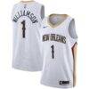Zion Williamson New Orleans Pelicans Nike 2019/2020 Swingman Jersey - White - Front View