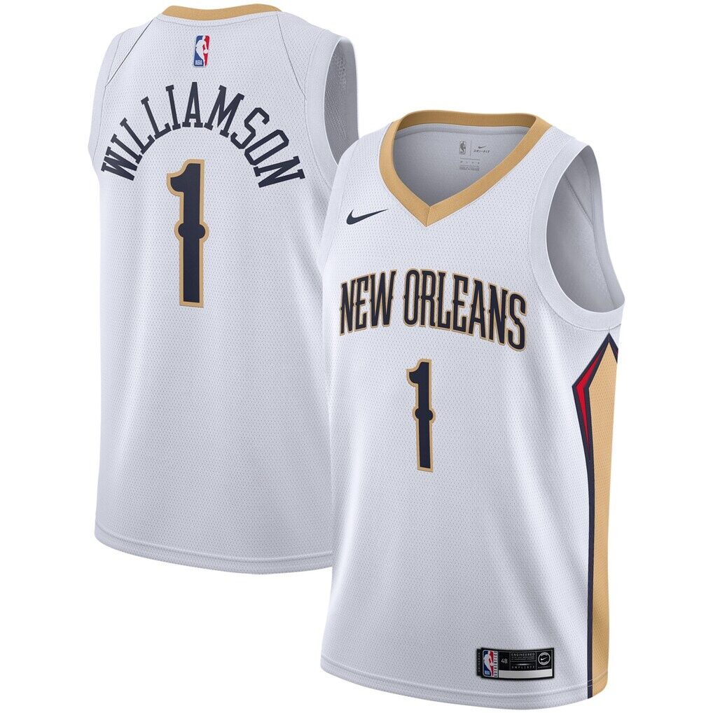 Zion Williamson New Orleans Pelicans Nike 2019/2020 Swingman Jersey - Association Edition