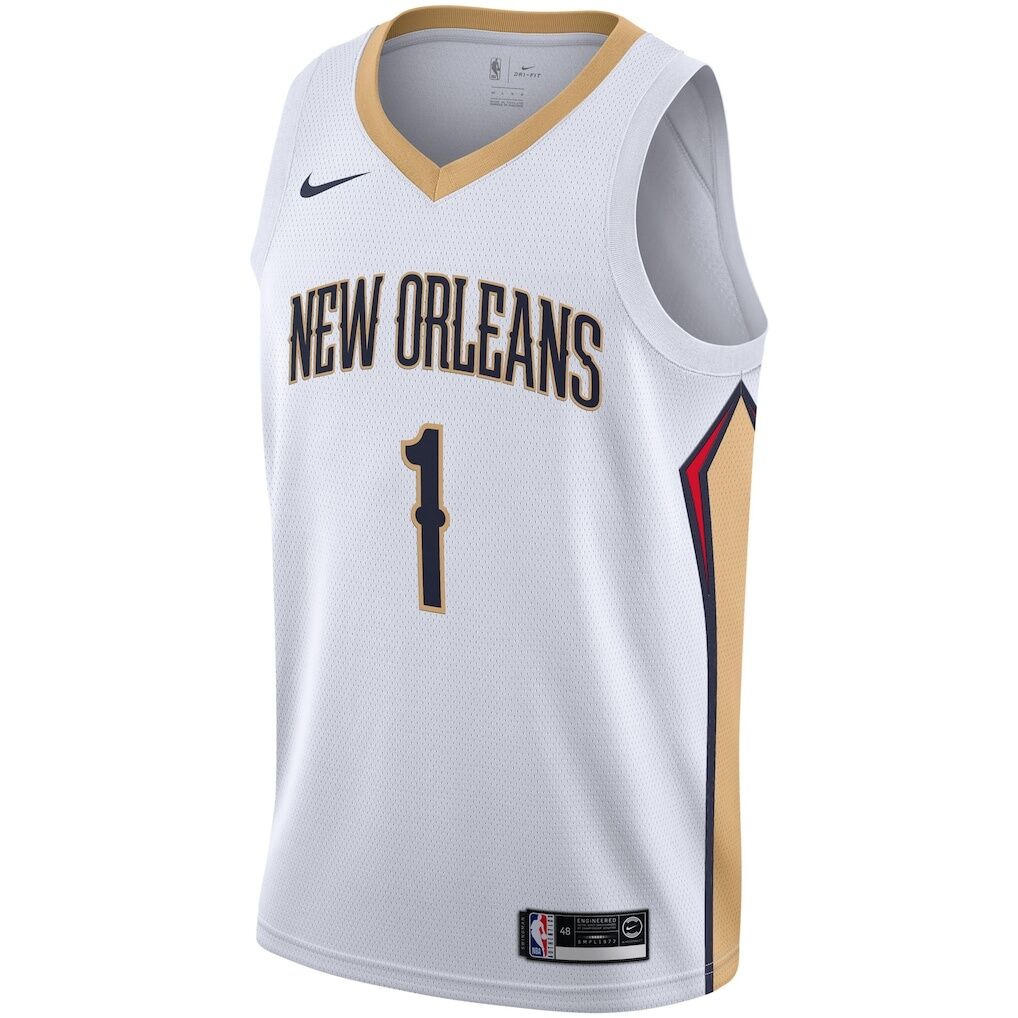 Zion Williamson New Orleans Pelicans Nike 2019/2020 Swingman Jersey - Association Edition
