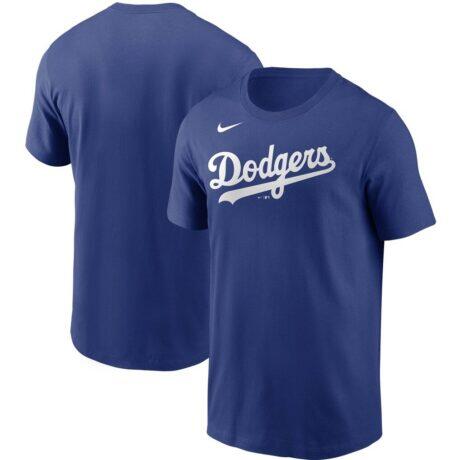 Los Angeles Dodgers Nike Team Wordmark T-Shirt - - Front View