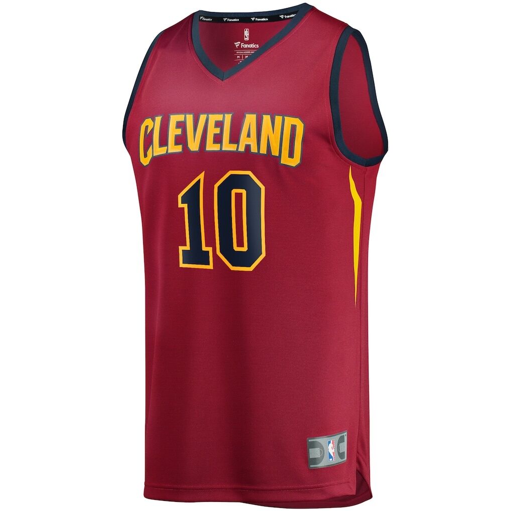 Darius Garland Cleveland Cavaliers Fanatics Youth Replica Fast Break Jersey Wine – Icon Edition