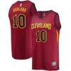 Darius Garland Cleveland Cavaliers Fanatics Youth Replica Fast Break Jersey Wine - - Front View
