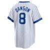 Andre Dawson Chicago Cubs Nike Home Cooperstown Collection Player Jersey - White - Detail View