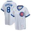 Andre Dawson Chicago Cubs Nike Home Cooperstown Collection Player Jersey - White - Front View
