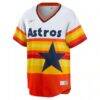 Nolan Ryan Houston Astros Nike Home Cooperstown Collection Player Jersey - White - Side View