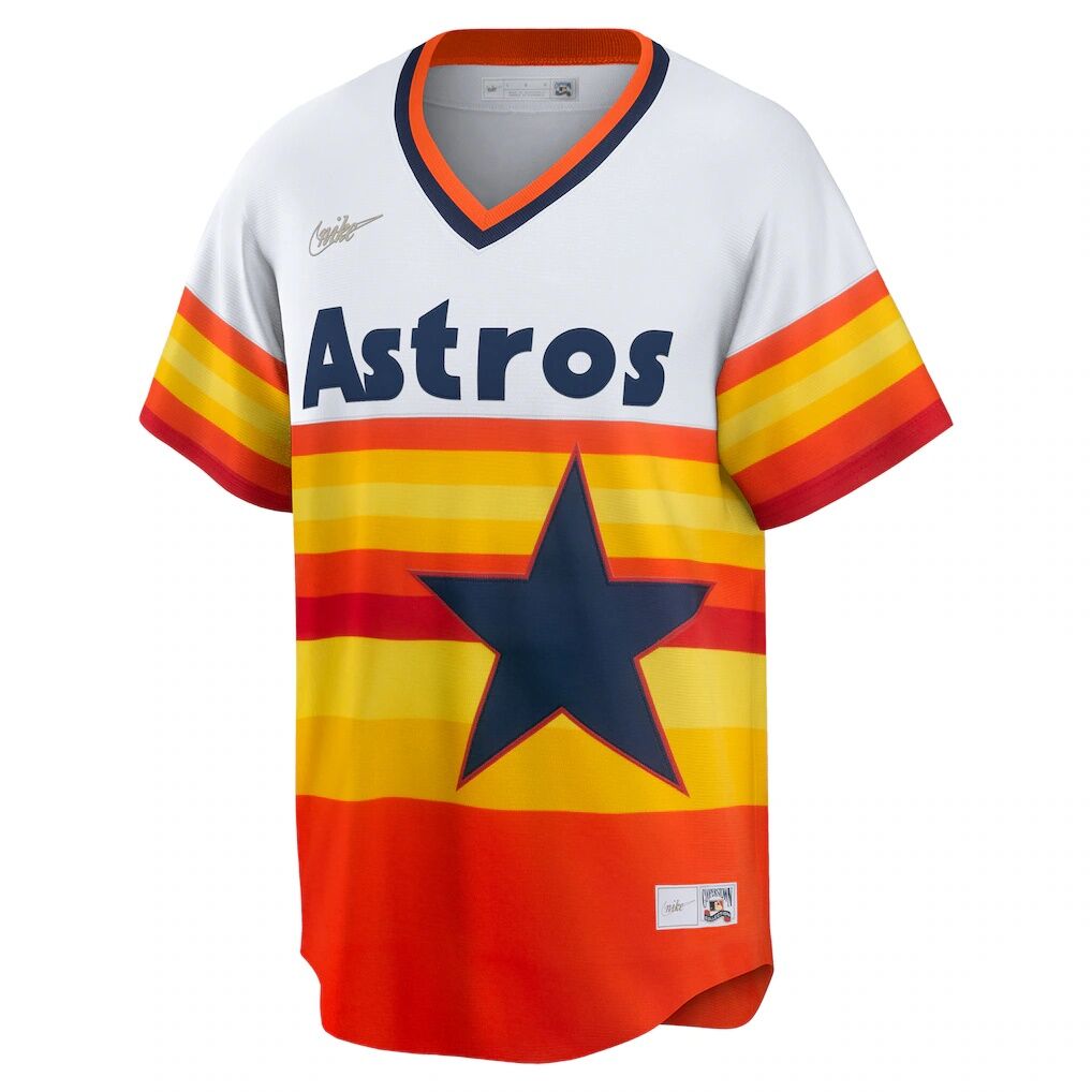 Nolan Ryan Houston Astros Nike Home Cooperstown Collection Player Jersey