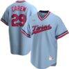 Rod Carew Minnesota Twins Nike Road Cooperstown Collection Player Jersey - - Front View