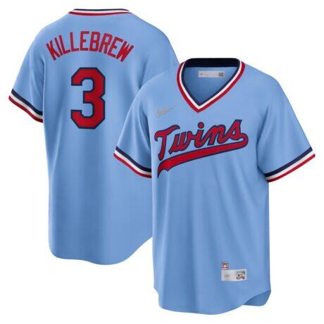 Harmon Killebrew Minnesota Twins Nike Road Cooperstown Collection Player Jersey - - Front View