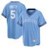 George Brett Kansas City Royals Nike Road Cooperstown Collection Player Jersey - - Front View