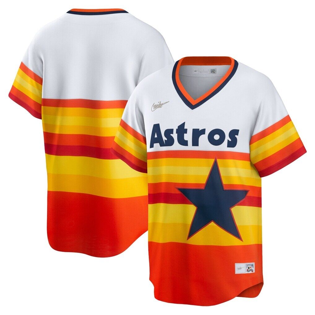 Houston Astros Nike Home Cooperstown Collection Team Jersey