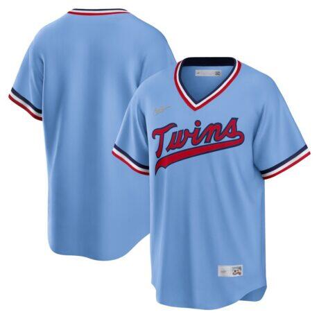 Minnesota Twins Nike Road Cooperstown Collection Team Jersey - - Front View