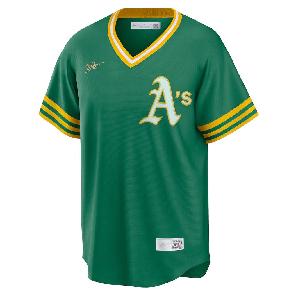 Athletics Nike Road Cooperstown Collection Team Jersey - Kelly Green