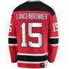 Jamie Langenbrunner New Jersey Devils Fashion7 Premier Breakaway Retired Player Jersey - Red - Detail View