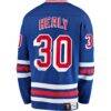 Glenn Healy New York Rangers Fashion7 Premier Breakaway Retired Player Jersey - Blue - Detail View