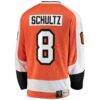 Dave Schultz Philadelphia Flyers Fashion7 Premier Breakaway Retired Player Jersey - Orange - Detail View