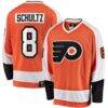 Dave Schultz Philadelphia Flyers Fashion7 Premier Breakaway Retired Player Jersey - Orange - Front View