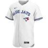 Vladimir Guerrero Jr. Toronto Blue Jays Nike Home Authentic Player Jersey - White - Side View