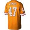 John Lynch Tampa Bay Buccaneers Mitchell & Ness Legacy Replica Jersey - Orange - Detail View