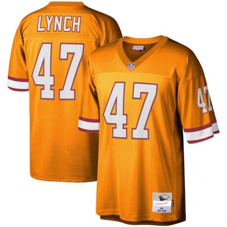 John Lynch Tampa Bay Buccaneers Mitchell & Ness Legacy Replica Jersey - Orange - Front View
