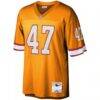 John Lynch Tampa Bay Buccaneers Mitchell & Ness Legacy Replica Jersey - Orange - Side View