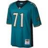 Tony Boselli Jacksonville Jaguars Mitchell & Ness Legacy Replica Jersey - Teal - Side View