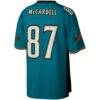 Keenan McCardell Jacksonville Jaguars Mitchell & Ness Legacy Replica Jersey - Teal - Detail View