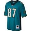 Keenan McCardell Jacksonville Jaguars Mitchell & Ness Legacy Replica Jersey - Teal - Side View
