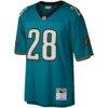 Fred Taylor Jacksonville Jaguars Mitchell & Ness Legacy Replica Jersey - Teal - Side View