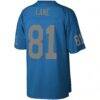 Richard Lane Detroit Lions Mitchell & Ness Legacy Replica Jersey - Blue - Detail View