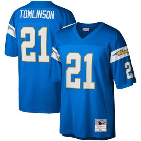 LaDainian Tomlinson Los Angeles Chargers Mitchell & Ness Legacy Replica Jersey - - Front View