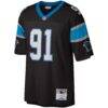 Kevin Greene Carolina Panthers Mitchell & Ness Legacy Replica Jersey - Black - Side View