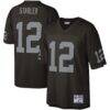 Ken Stabler Las Vegas Raiders Mitchell & Ness Legacy Replica Jersey - Black - Front View