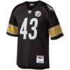 Troy Polamalu Pittsburgh Steelers Mitchell & Ness Legacy Replica Jersey - Black - Side View