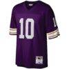 Fran Tarkenton Minnesota Vikings Mitchell & Ness Legacy Replica Jersey - Purple - Side View