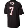 Michael Vick Atlanta Falcons Mitchell & Ness Legacy Replica Jersey - Black - Detail View