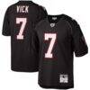 Michael Vick Atlanta Falcons Mitchell & Ness Legacy Replica Jersey - Black - Front View