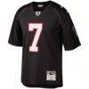 Michael Vick Atlanta Falcons Mitchell & Ness Legacy Replica Jersey - Black - Side View