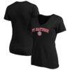 Bayern Munich Women's Heart and Soul V-Neck T-Shirt - Black - Front View