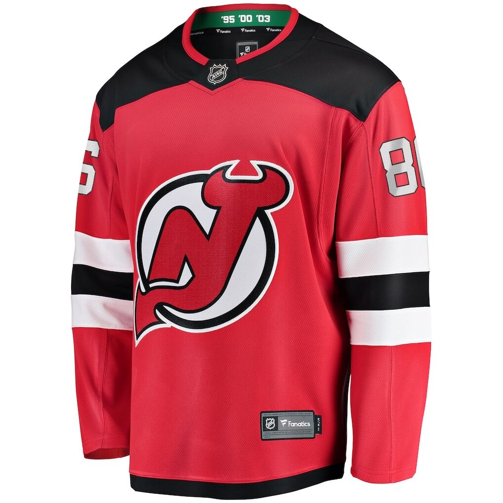 Jack Hughes New Jersey Devils Fashion7 Breakaway Player Jersey