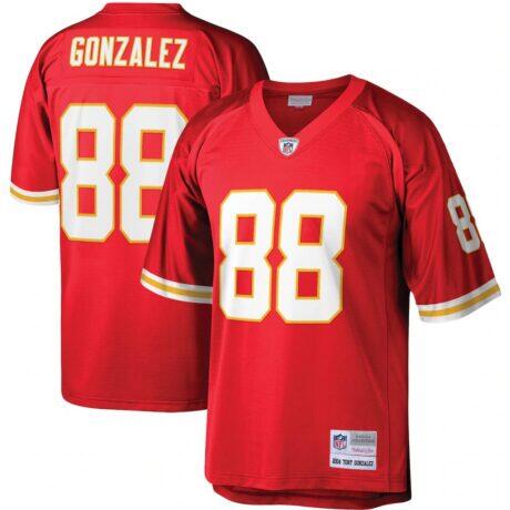 Tony Gonzalez Kansas City Chiefs Mitchell & Ness Legacy Replica Jersey - Red - Front View
