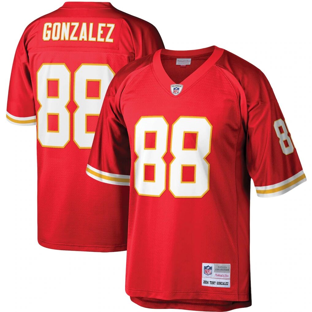 Tony Gonzalez Kansas City Chiefs Mitchell & Ness Legacy Replica Jersey