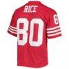 Jerry Rice San Francisco 49ers Mitchell & Ness Legacy Replica Jersey - Scarlet - Detail View