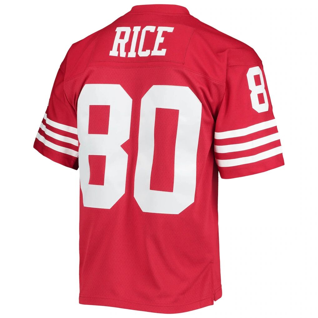 Jerry Rice San Francisco 49ers Mitchell & Ness Legacy Replica Jersey - Scarlet