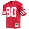 Jerry Rice San Francisco 49ers Mitchell & Ness Legacy Replica Jersey - Scarlet - Side View