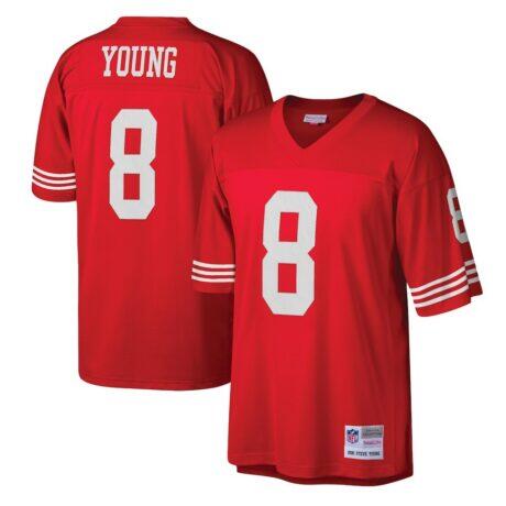 Steve Young San Francisco 49ers Mitchell & Ness Legacy Replica Jersey - - Front View