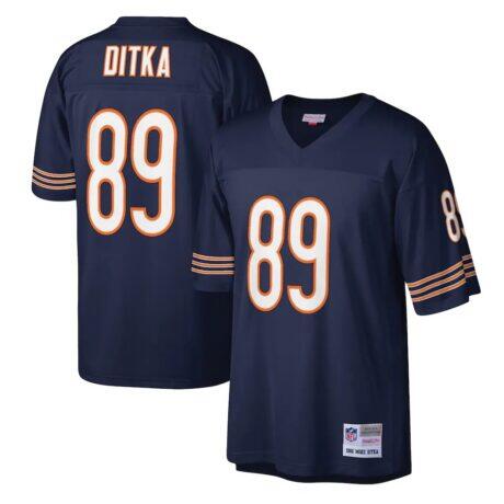 Mike Ditka Chicago Bears Mitchell & Ness Legacy Replica Jersey - Navy - Front View