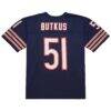 Dick Butkus Chicago Bears Mitchell & Ness Legacy Replica Jersey - Navy - Detail View