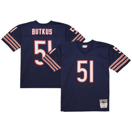 Dick Butkus Chicago Bears Mitchell & Ness Legacy Replica Jersey - Navy - Front View
