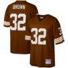 Jim Brown Cleveland Browns Mitchell & Ness Legacy Replica Jersey - Brown - Front View